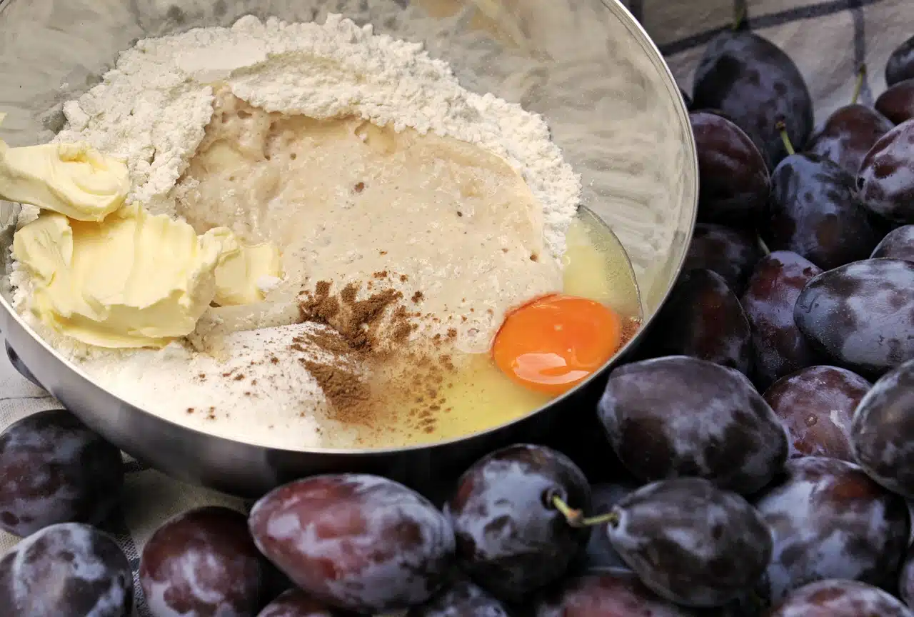 dough, cake batter, key