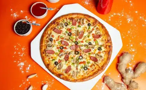 pizza surgelée sans four