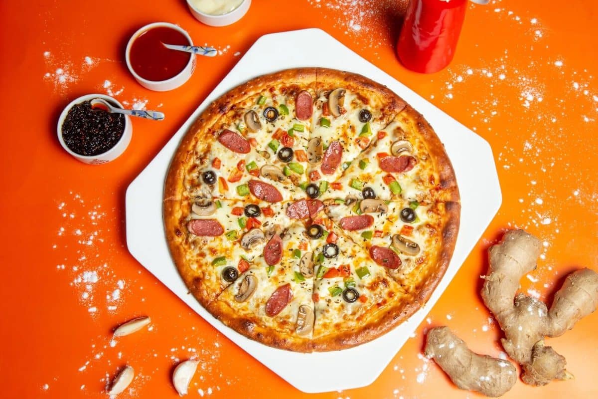 pizza surgelée sans four